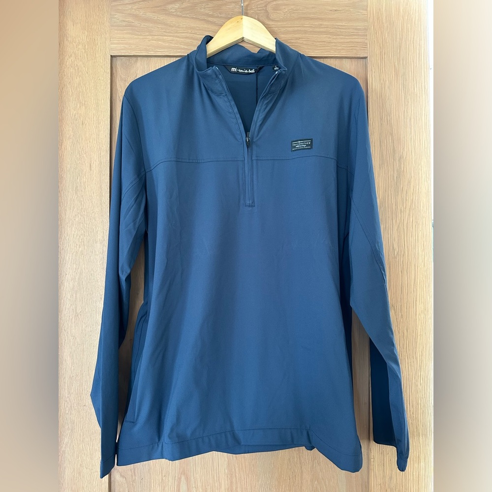 Travis Matthew Navy Wanderlust 1/4 Zip Jacket size Large